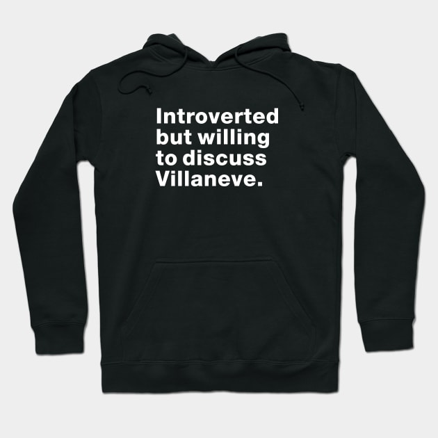 Introvert but willing to discuss Villaneve - Killing Eve Hoodie by viking_elf